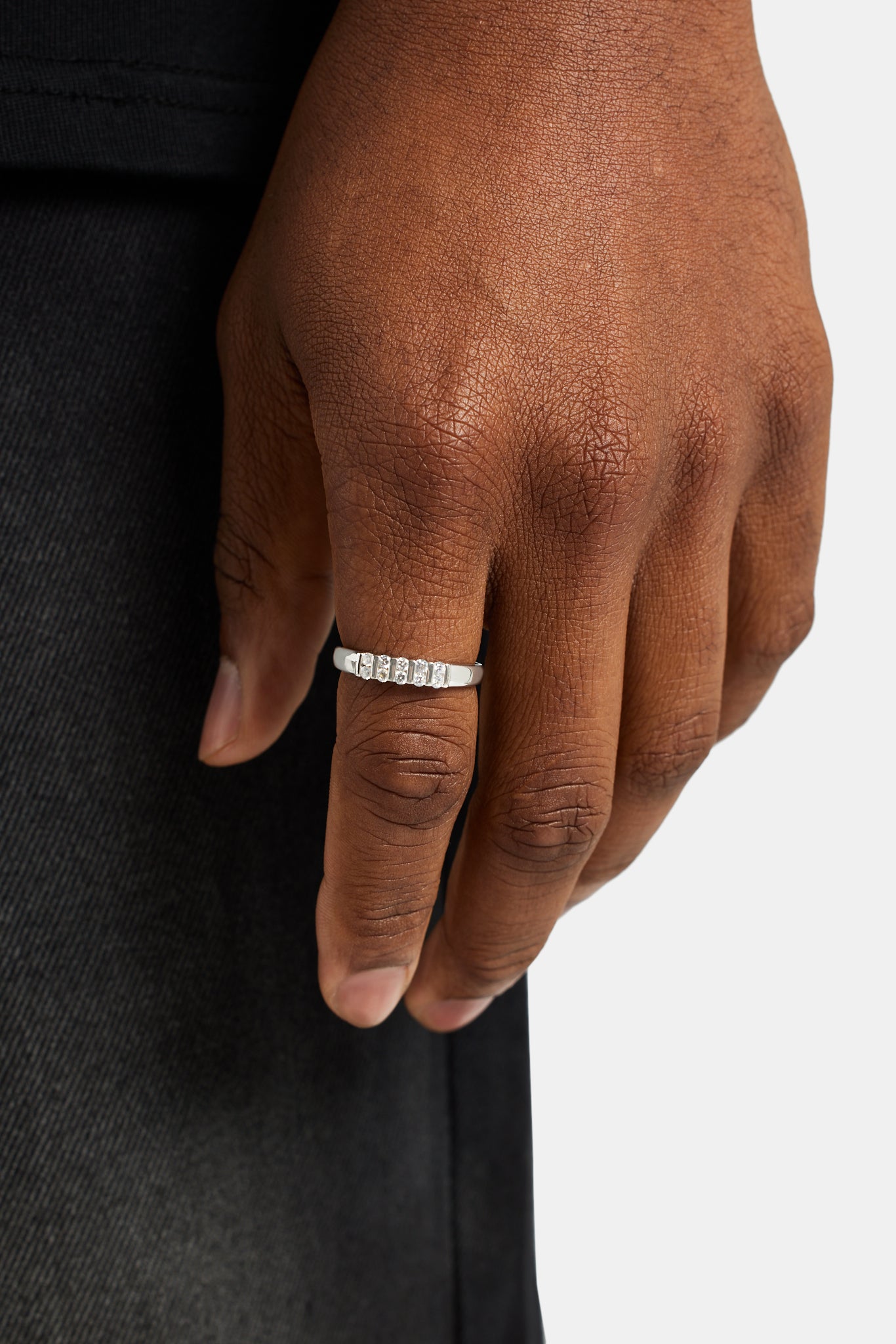 925 3mm Polierter & Eisring